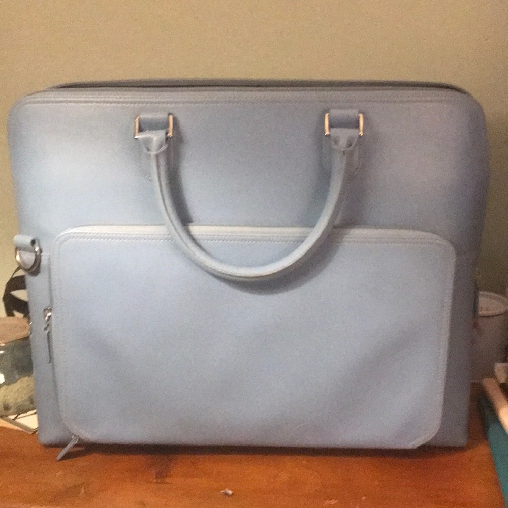 NWOT Levenger Blue Work Bag